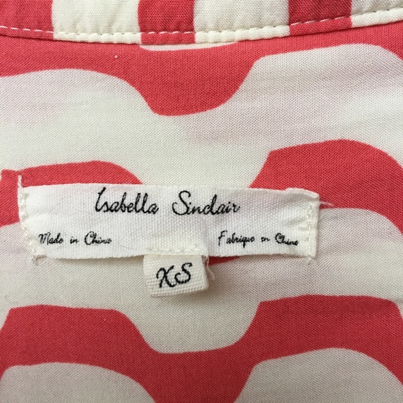 ANTHROPOLOGIE Isabella Sinclair, chevron tunic, XS - Picture 2 of 5